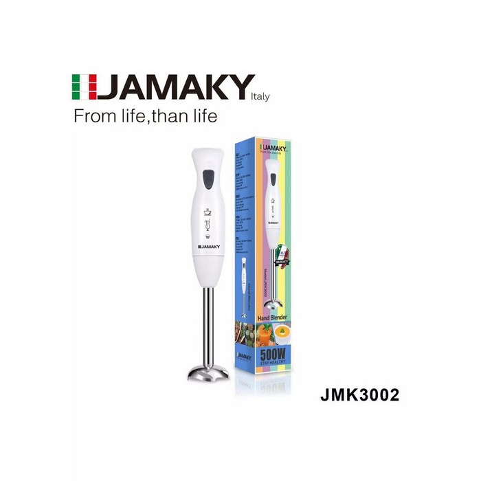 Blender de mana, JAMAKY, Metal/Plastic, 500 W, Retea