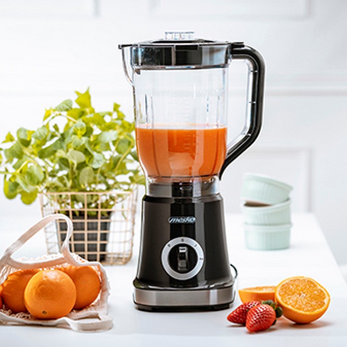 Blender, MESKO, 1000 W, 1.8L, Plastic/Inox, Negru