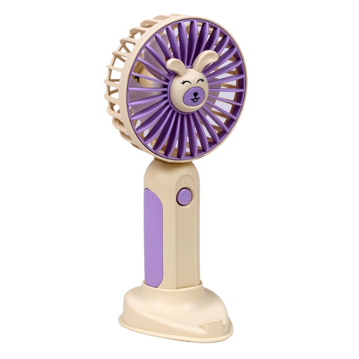 Ventilator mini, GS, Plastic, Acumulator/Retea, Diverse Culori