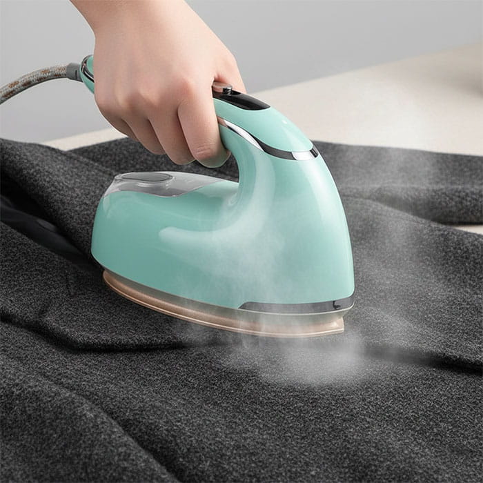 Fier de calcat, TIffANY, Plastic/Ceramica, 1000 W, Turcoaz, Retea