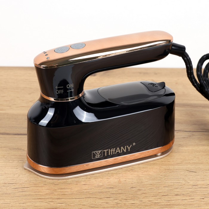 Fier de calcat, TIffANY, Plastic/Ceramica, 1100 W, Gri, Retea