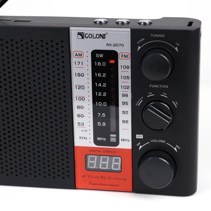 Radio, GS, Plastic, Negru, USB/FM/Bluetooth