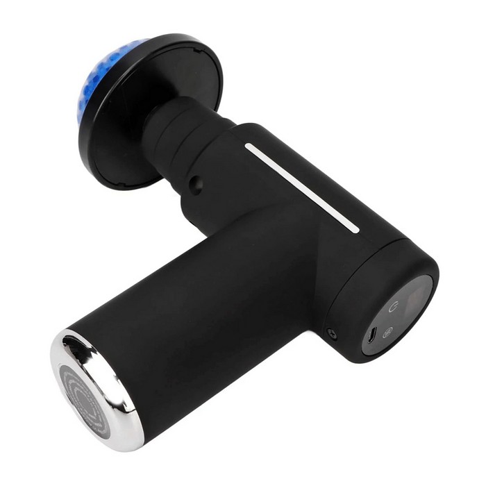 Masajor, GS, Plastic, Activarea circulatiei sanguine, Negru, 6 trepte, 6 capete de masaj, Electric