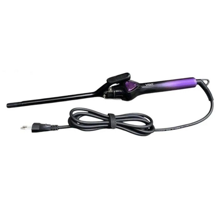 Aparat de coafat, VGR, Metal/Plastic, Retea, Mov/Negru