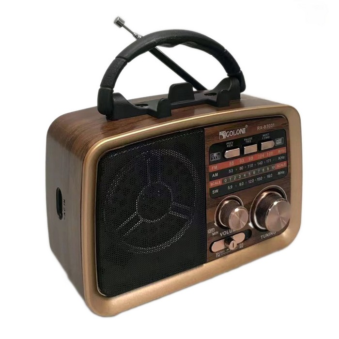 Radiou, GOLON, Plastic, Retea, Baterie