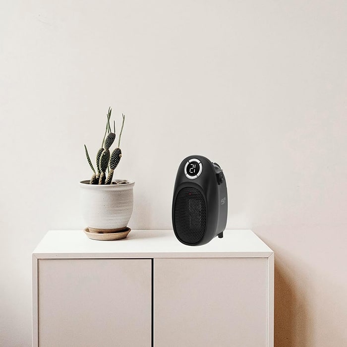 Aeroterma, ADLER, 400W/1500W, 220V-240V / 50Hz, Plastic, Negru, 32 m2, În priză, Interior, Aer rece/Aer cald, Încălzire, Controlul temperaturii 15-35°