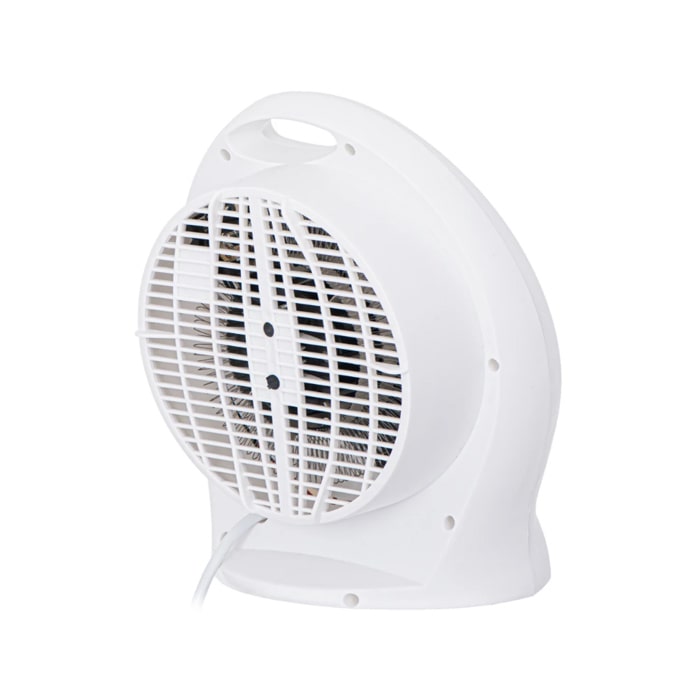 Aeroterma, ADLER, 255x225x130 mm, 2, 1000 W/2000W, Încălzire, ventilație, Plastic, Alb, 20 m2, Pe podea, Da, Da, Da