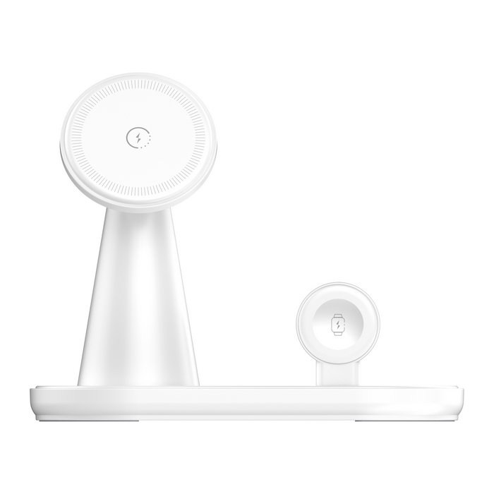 Charger, LDNIO, Wireless, USB-C, 25.5w, Plastic, White, 5 IN 1