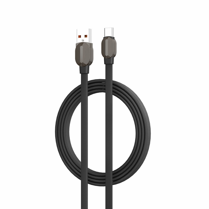 Usb cable, LDNIO, USB-A to USB-C, 30W, 2m, PVC, Black