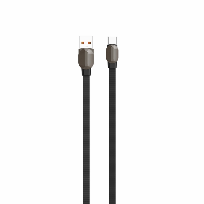 Usb cable, LDNIO, USB-A to USB-C, 30W, 2m, PVC, Black