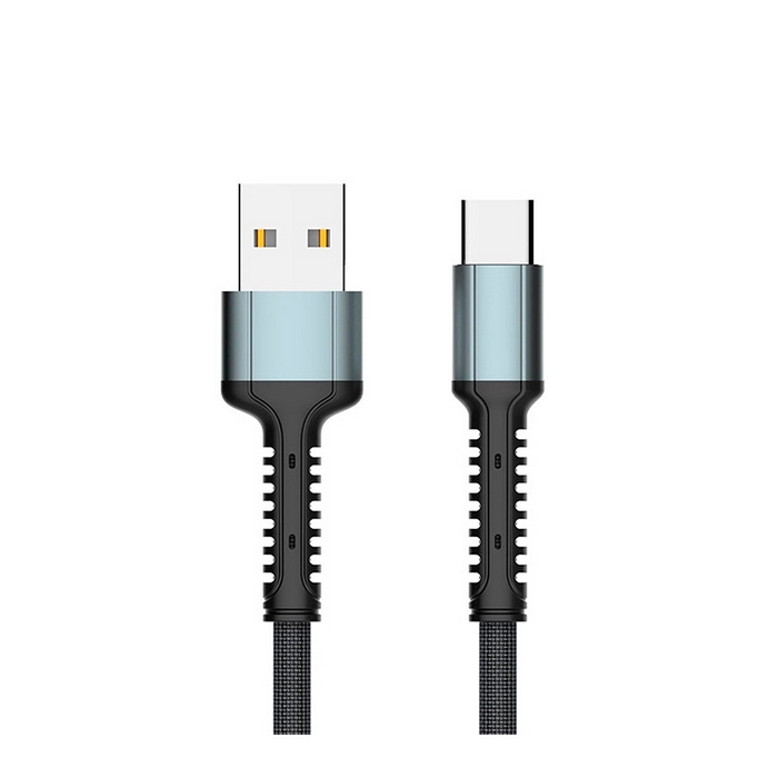 Usb cable, LDNIO, USB-A to USB-C, 20w, 2m, PVC, Black