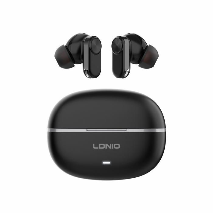 Tws earphones, LDNIO, Wireless, BT 5.4, 50Hz~10KHz, Black, ≤10M