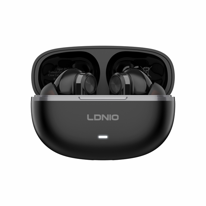 Tws earphones, LDNIO, Wireless, BT 5.4, 50Hz~10KHz, Black, ≤10M