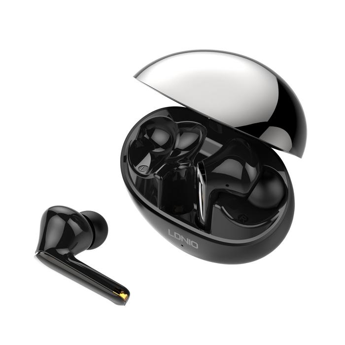 Tws earphones, LDNIO, Wireless, BT 5.3, 20Hz~20KHz, Black, ≤10M