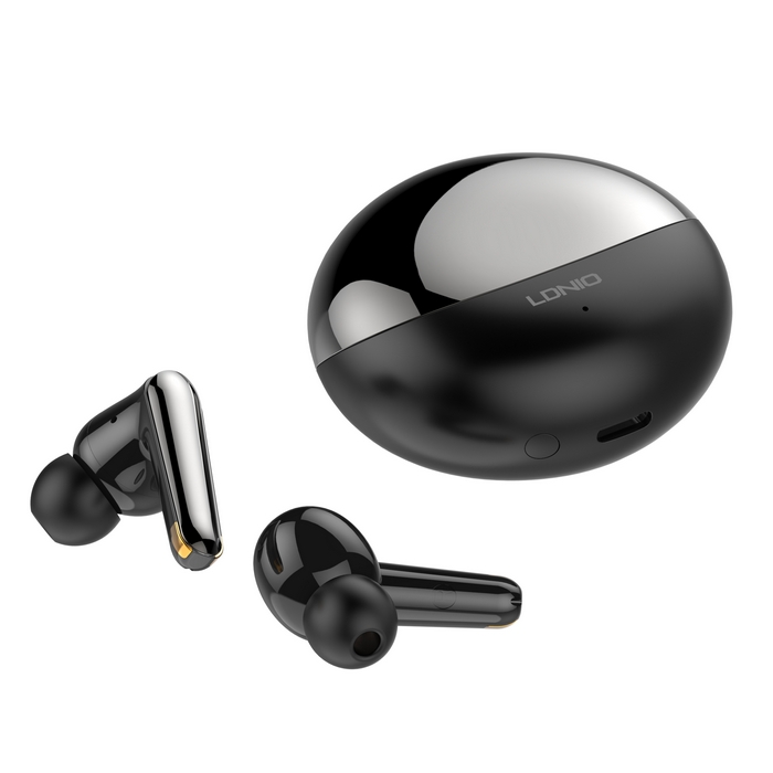 Tws earphones, LDNIO, Wireless, BT 5.3, 20Hz~20KHz, Black, ≤10M