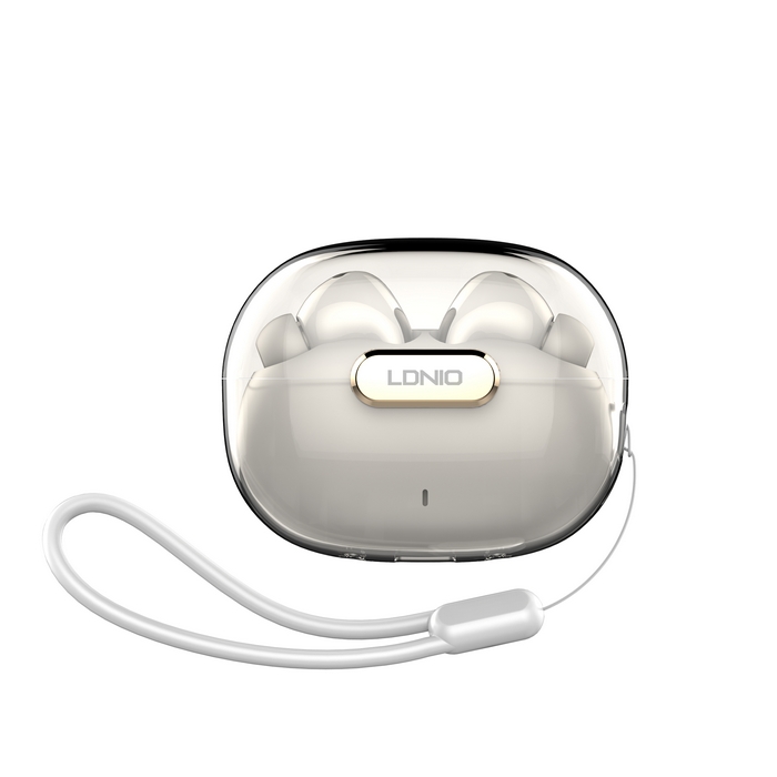 Tws earphones, LDNIO, Wireless, BT 5.3, 20Hz~20KHz, White, ≤10M