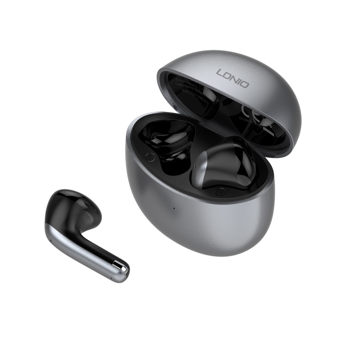 Tws phones, LDNIO, Wireless, BT 5.3, 50Hz~10KHz, Silver/Blue, ≤10M