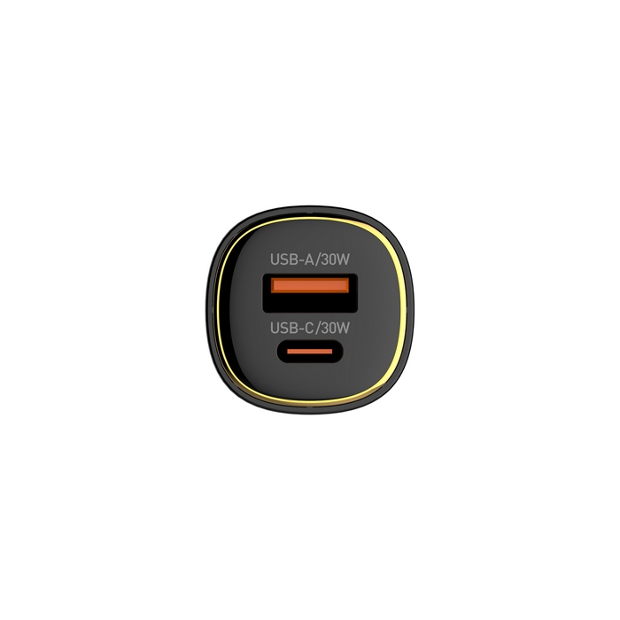 Incarcator auto, LDNIO, USB-C, 60w, USB-C, Plastic, Negru