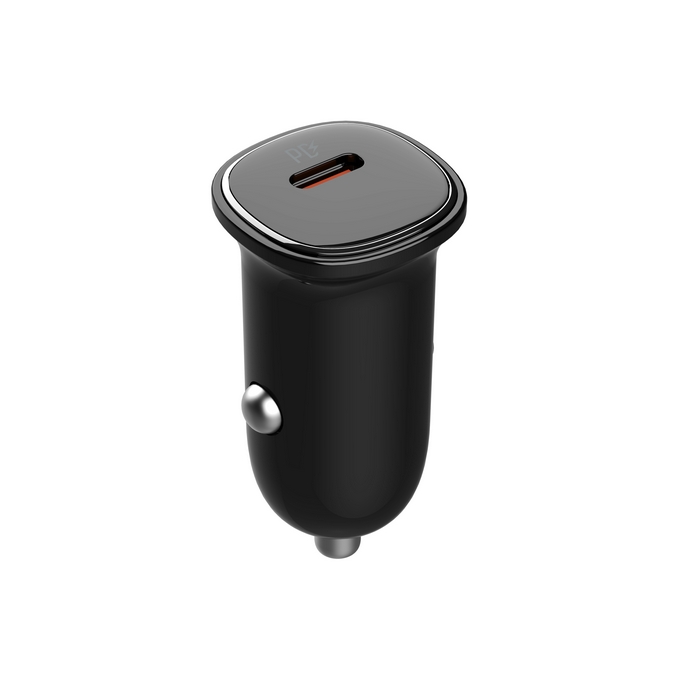 Incarcator auto, LDNIO, USB-C, 30W, USB-C, Plastic, Negru