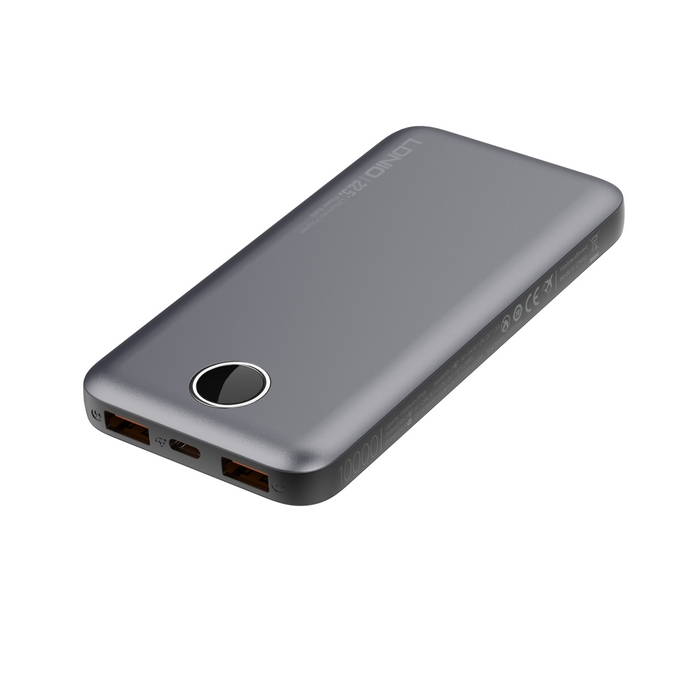 Power bank, LDNIO, Wireless, 10000 mAh, 22.5w, Gray