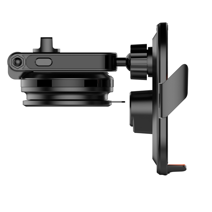 Car phone holder, LDNIO, 5v/3A 9v/2A 12v/1.5A, 15w wireless, ABS, Black