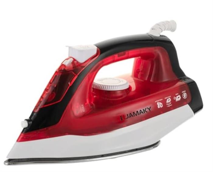 Fier de calcat, JAMAKY, Plastic, 1800 W, Rosu