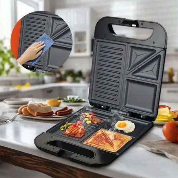 Electric grill, SOKANY, Stainless Steel/Plastic, 1400W, 220-240V