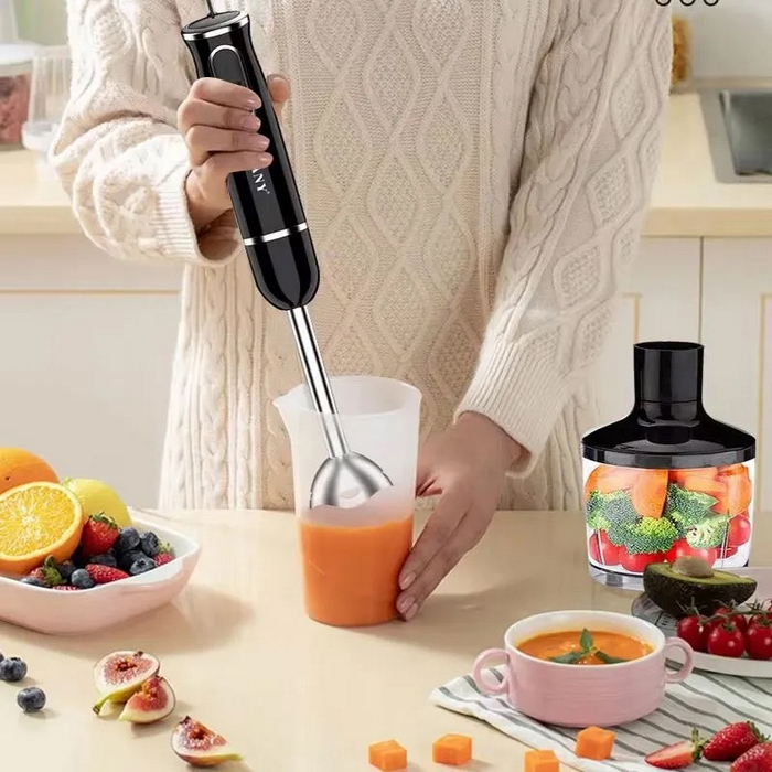 Blender de mana, SOKANY, Otel inoxidabil/Plastic, 400W, 220-240V, 4 in 1