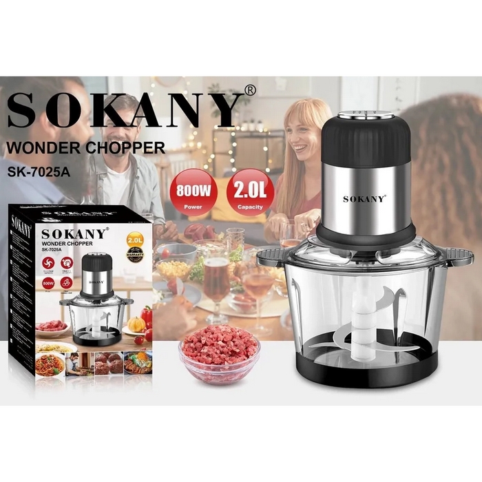 Блендер, SOKANY, Пластик, 800 Вт, 220-240 вольт, 2 Л