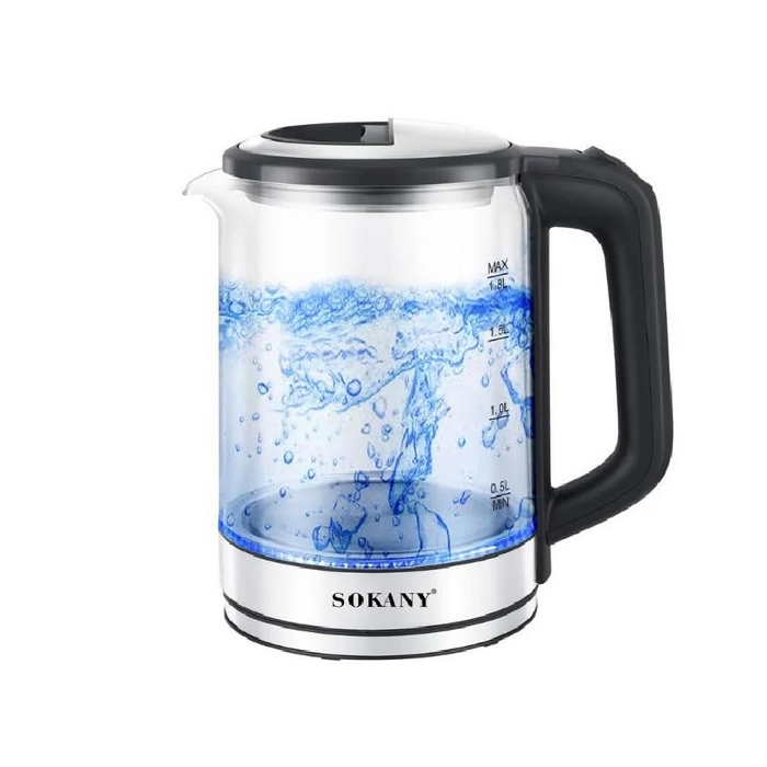Electric kettle, SOKANY, Stainless Steel/Plastic, 1500 W, 220-240V