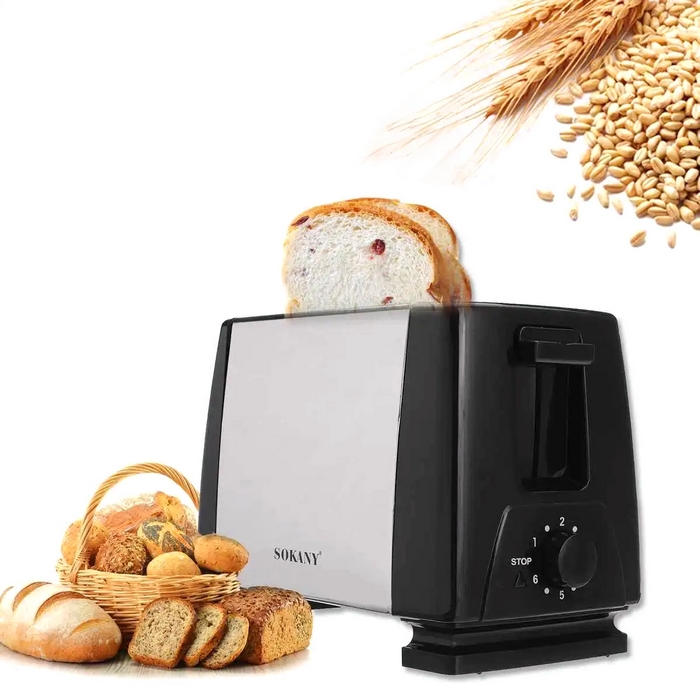 Toaster, SOKANY, Stainless Steel/Plastic, 700 W, 220-240V