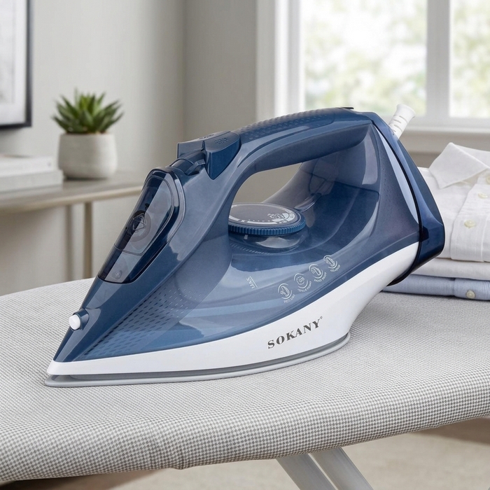 Steam iron, SOKANY, 2400 W, Ceramics/Plastics, ELECTRIC