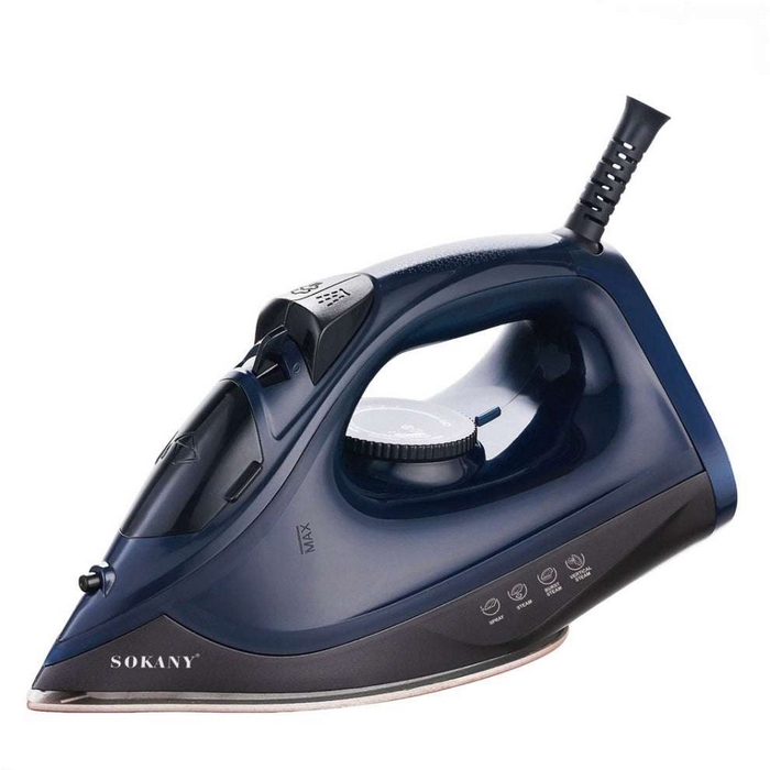Steam iron, SOKANY, 1600 W, Ceramics/Plastics, ELECTRIC