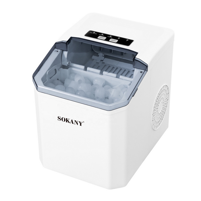 Aparat de gheata, SOKANY, Alb, 110 W, 1.3 L