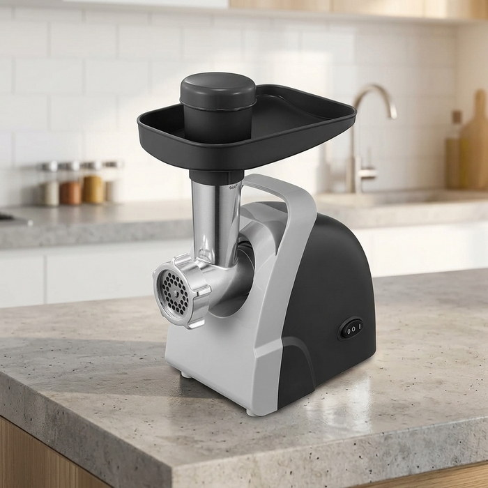 Tocator carne, SOKANY, Otel Inoxidabil, 1500 W, Negru/ Metalic