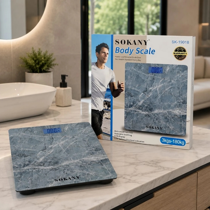 Scales, SOKANY, 180kg, Gray, Glass
