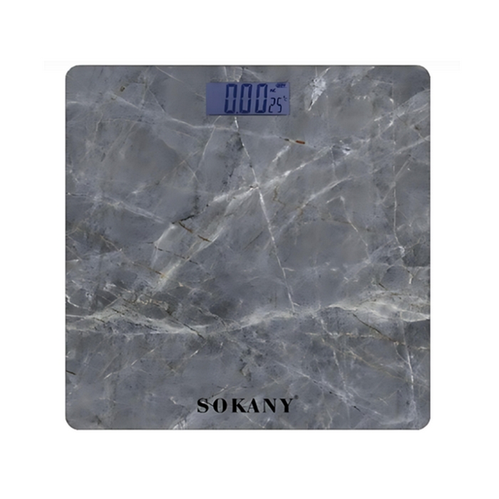 Scales, SOKANY, 180kg, Gray, Glass