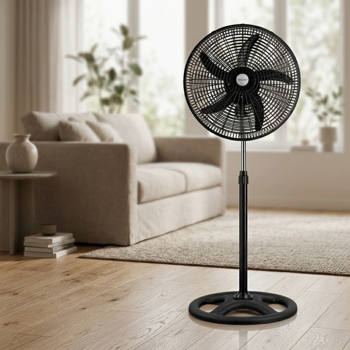 Ventilator, SOKANY, 220 V, Plastic/Metal, Negru