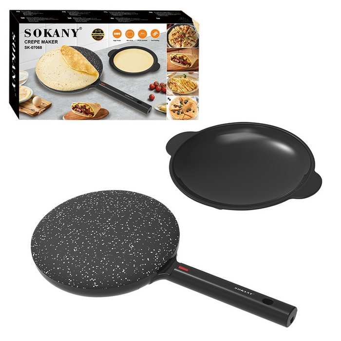 Aparat clatite, SOKANY, 650 W, 220/240 V, Negru