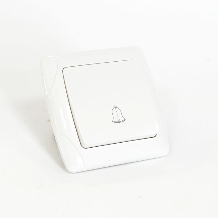Bell switch, ASTEL, Plastic, 1, White