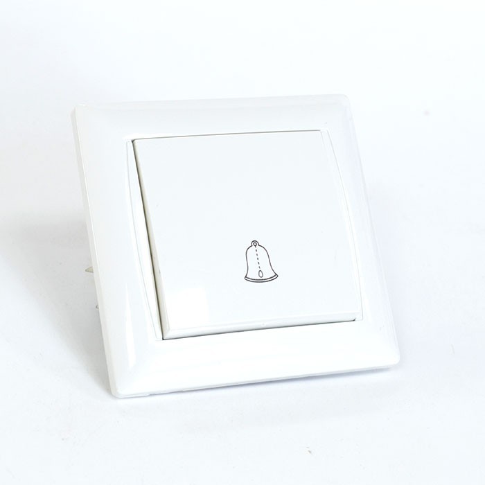 Bell switch, ASTEL, Plastic, 1, White