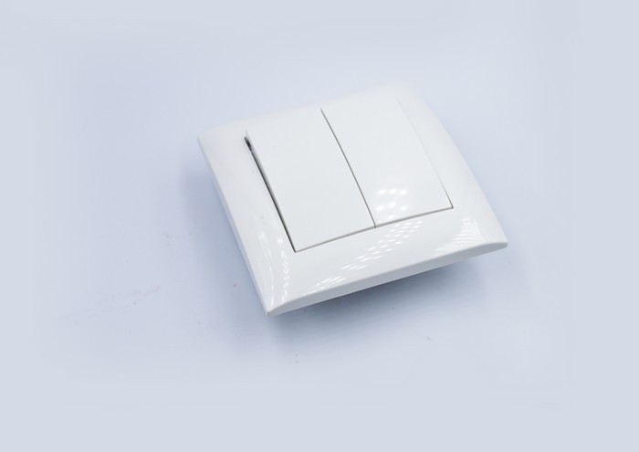 Switch, ASTEL, 2 compartiments, White, Plastic