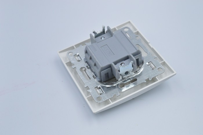 Switch, ASTEL, 2 compartiments, White, Plastic