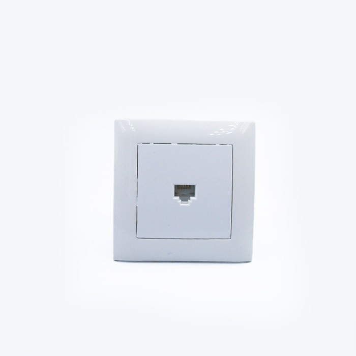 Internet socket, ASTEL, Plastic, 1, White