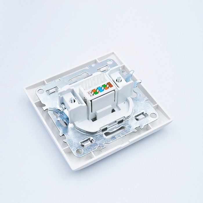 Internet socket, ASTEL, Plastic, 1, White