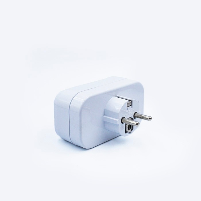 Multistecher 2 sockets, ASTEL, Plastic, 2, No