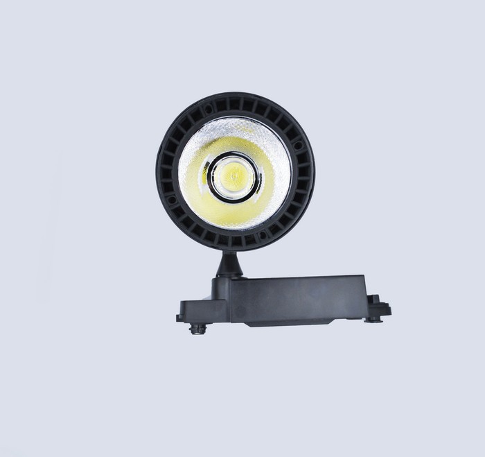 , PILA, 220 V, 30 W, Black, 1500 Lm, 90*134*199 mm, Aluminium, COB, RAIL