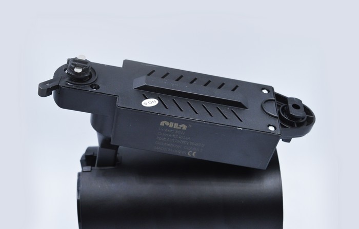 , PILA, 220 V, 30 W, Black, 1500 Lm, 90*134*199 mm, Aluminium, COB, RAIL