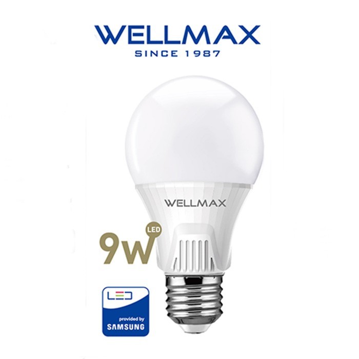 Bec, WELLMAX, Led, 9 W, Neutra 4000K, E 27, 230°, A+, 810 Lm, 220/240 V, 25000 h, 60x111mm