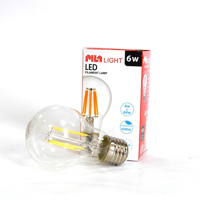 Light bulb, PILA, Led, 6W, Neutral, E 27, 600Lm, 220/240 V, 30000 h, A